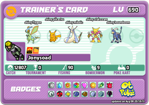 Jonysoad Card otPokemon.com
