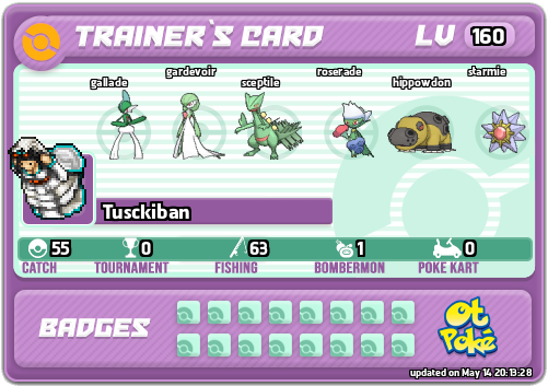 Tusckiban Card otPokemon.com