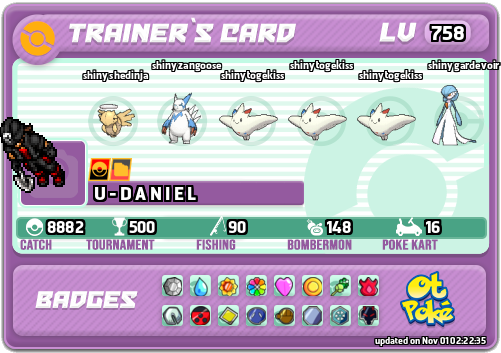 U - D A N I E L Card otPokemon.com