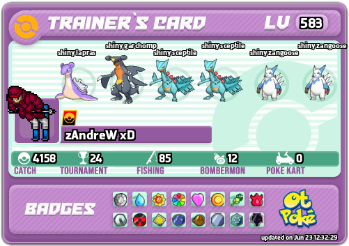 zAndreW xD Card otPokemon.com