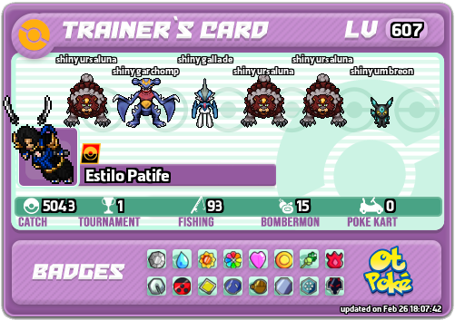 Estilo Patife Card otPokemon.com