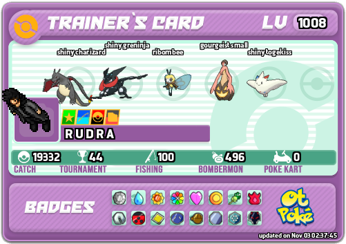 R U D R A Card otPokemon.com