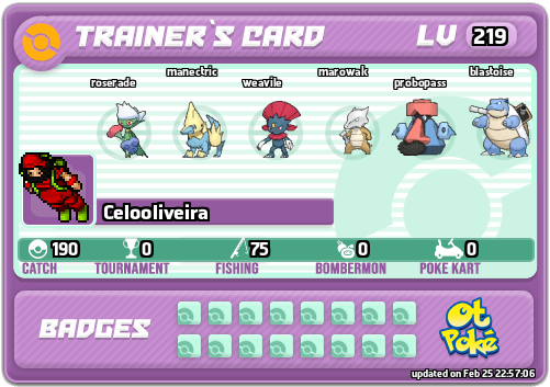 Celooliveira Card otPokemon.com