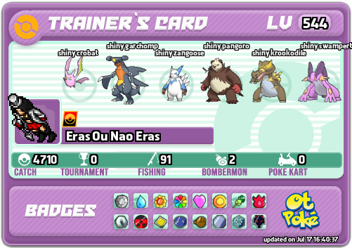 Eras Ou Nao Eras Card otPokemon.com