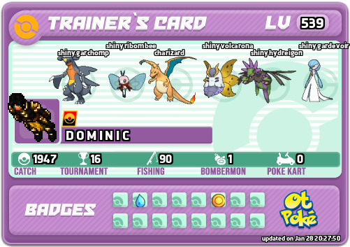 D O M I N I C Card otPokemon.com
