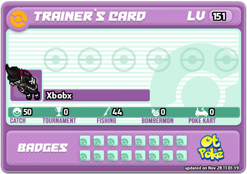 Xbobx Card otPokemon.com