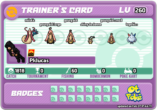 Pklucas Card otPokemon.com