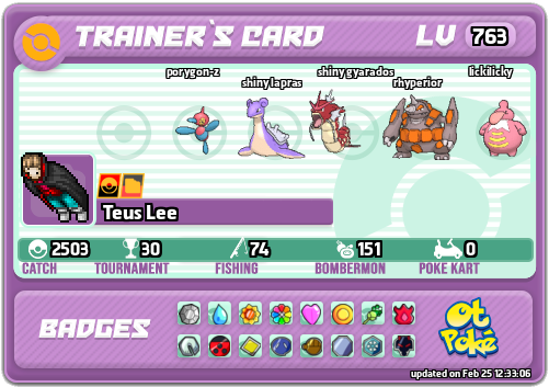 Teus Lee Card otPokemon.com