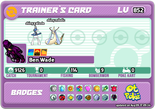 Ben Wade Card otPokemon.com