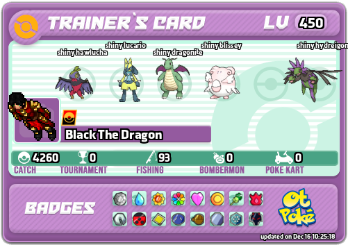 Black The Dragon Card otPokemon.com