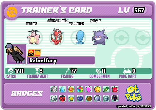 Rafael fury Card otPokemon.com