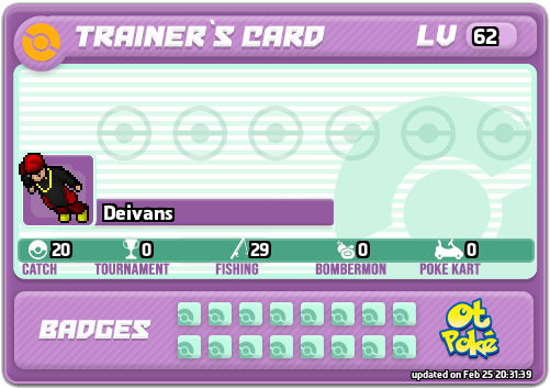 Deivans Card otPokemon.com