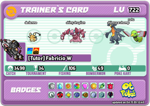[Tutor] Fabricio W Card otPokemon.com