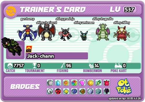 Jack-chann Card otPokemon.com