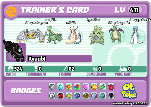 Kyuubl Card otPokemon.com