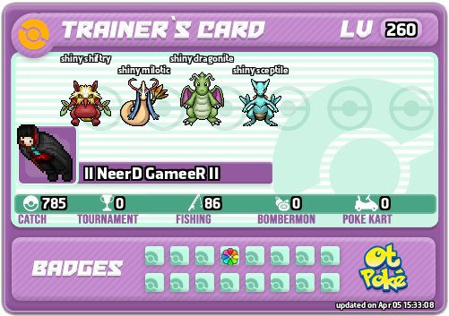 II NeerD GameeR II Card otPokemon.com