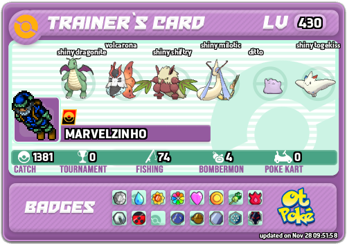 MARVELZINHO Card otPokemon.com