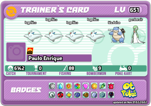 Paulo Enrique Card otPokemon.com