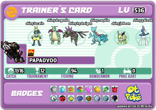 PAPAOVOO Card otPokemon.com