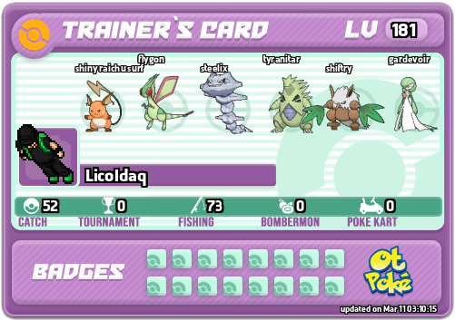 Licoldaq Card otPokemon.com