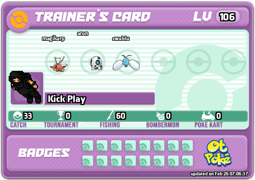 Kick Play Card otPokemon.com