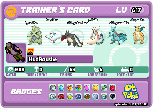 HudRoushe Card otPokemon.com