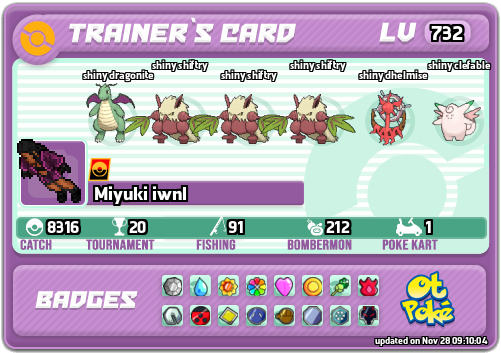 Miyuki iwnl Card otPokemon.com