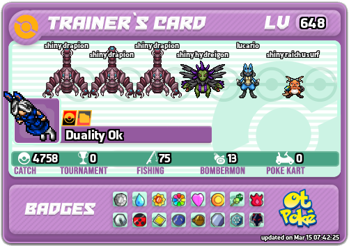 Duality Ok Card otPokemon.com