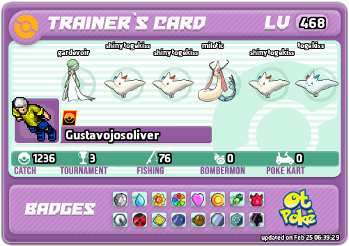 Gustavojosoliver Card otPokemon.com