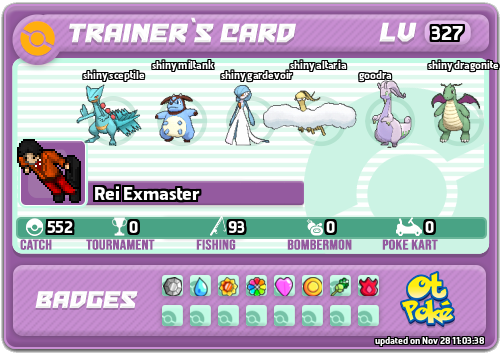 Rei Exmaster Card otPokemon.com