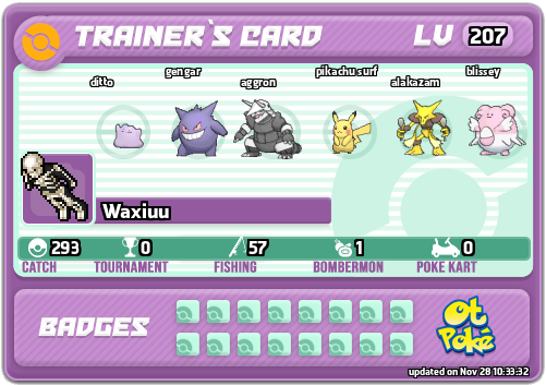 Waxiuu Card otPokemon.com