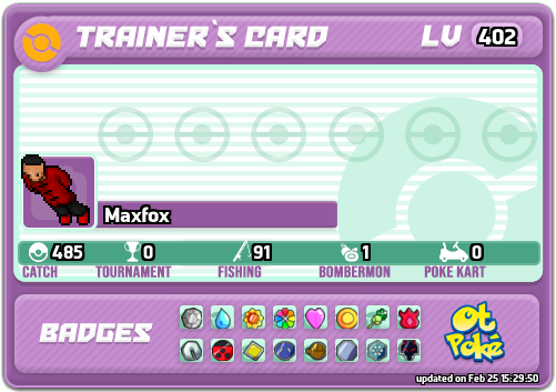 Maxfox Card otPokemon.com