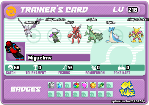Miguelmv Card otPokemon.com