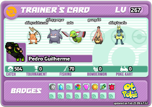 Pedro Guilherme Card otPokemon.com