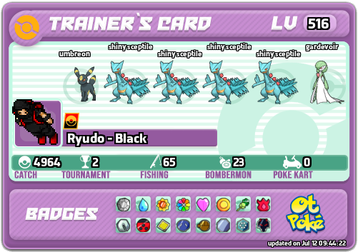 Ryudo - Black Card otPokemon.com