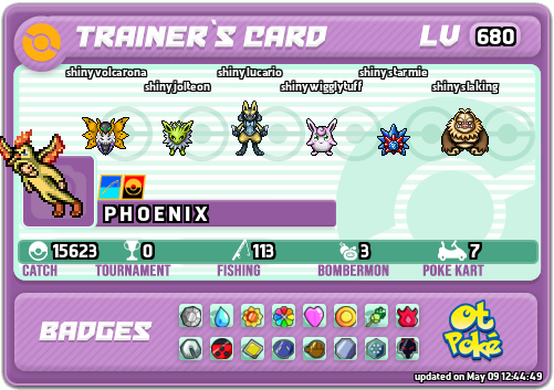 P H O E N I X Card otPokemon.com