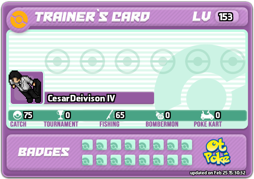 CesarDeivison IV Card otPokemon.com