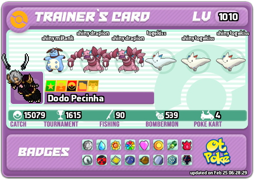 Dodo Pecinha Card otPokemon.com