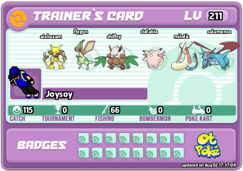 Joysoy Card otPokemon.com
