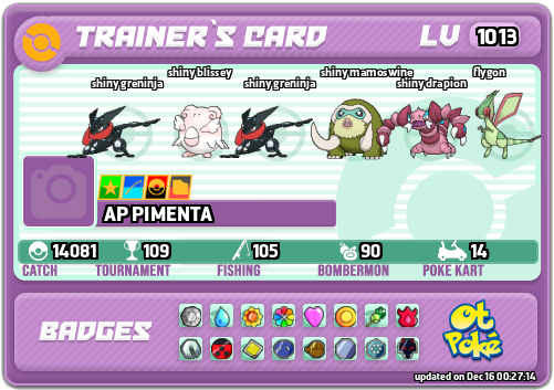 AP PIMENTA Card otPokemon.com