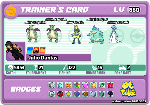 Julio Dantas Card otPokemon.com