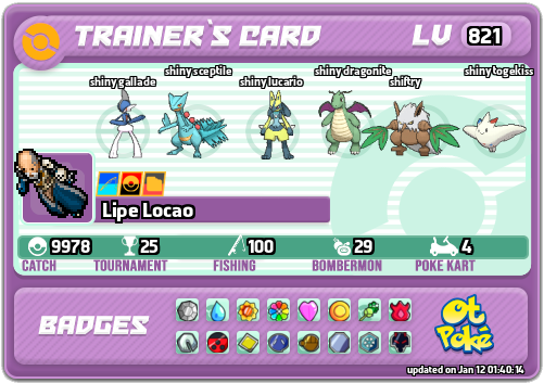 Lipe Locao Card otPokemon.com