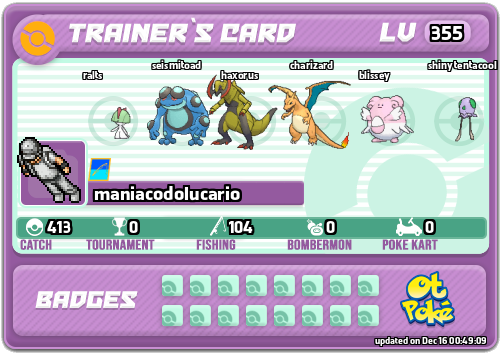 maniacodolucario Card otPokemon.com