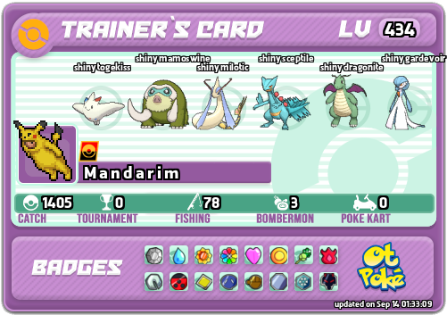 M a n d a r i m Card otPokemon.com