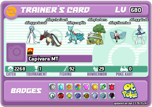 Capivara MT Card otPokemon.com