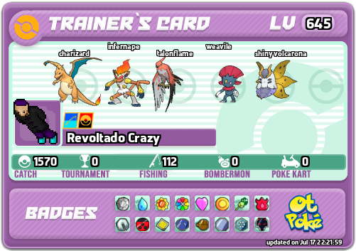 Revoltado Crazy Card otPokemon.com