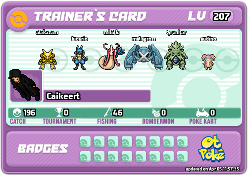 Caikeert Card otPokemon.com
