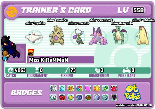 Miss KiRaMMaN Card otPokemon.com
