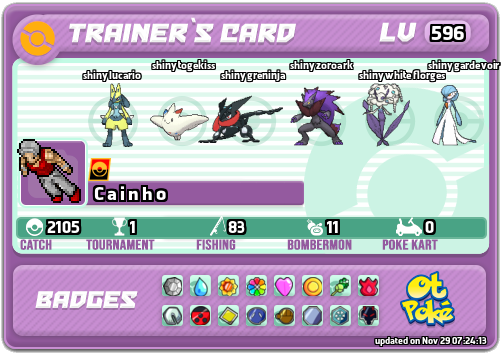 C a i n h o Card otPokemon.com