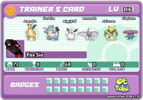 Fox Sio Card otPokemon.com